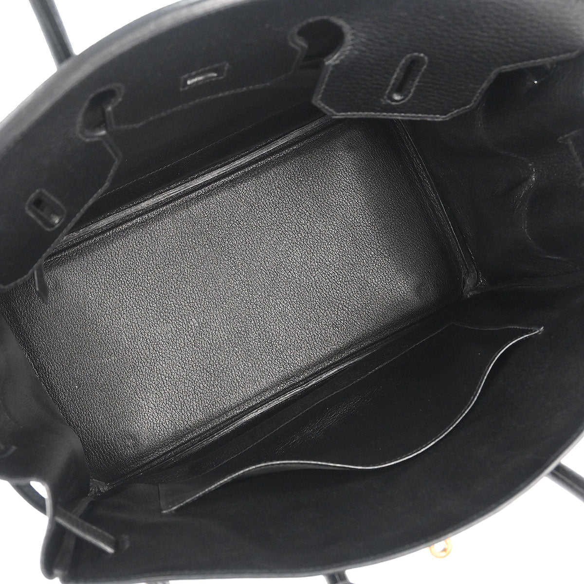 Hermes Black Ardennes Birkin 35 Handbag