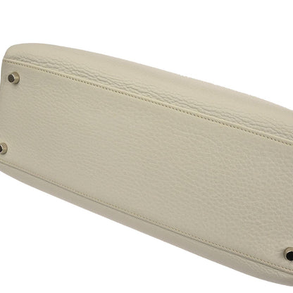 Hermes Light Gray Taurillon Clemence Kelly 32 Retourne 2way Shoulder Handbag