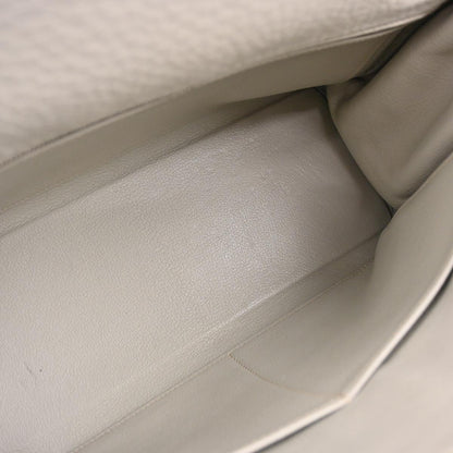 Hermes Light Gray Taurillon Clemence Kelly 32 Retourne 2way Shoulder Handbag