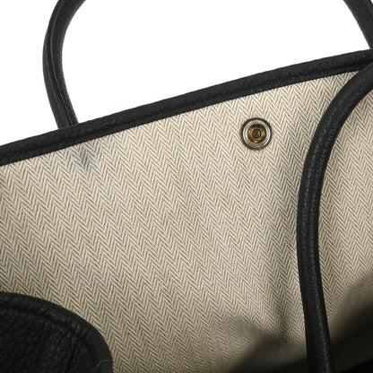 Hermes 2017 Black Negonda Garden Party 36 PM Tote Handbag