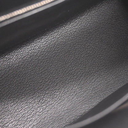 Hermes Black Epsom Kelly 25 Sellier 2way Shoulder Handbag