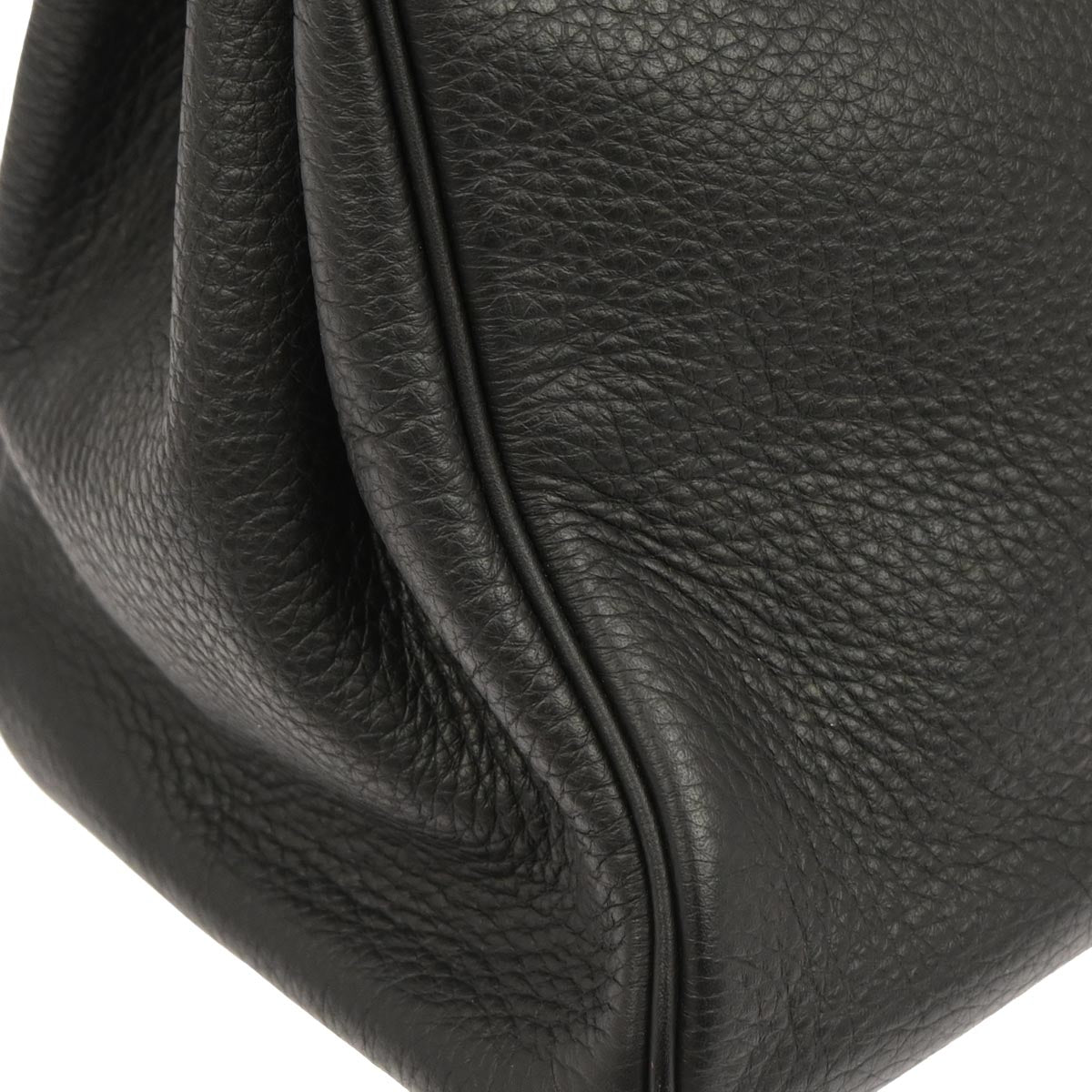 Hermes Black Taurillon Clemence Birkin 30 Handbag