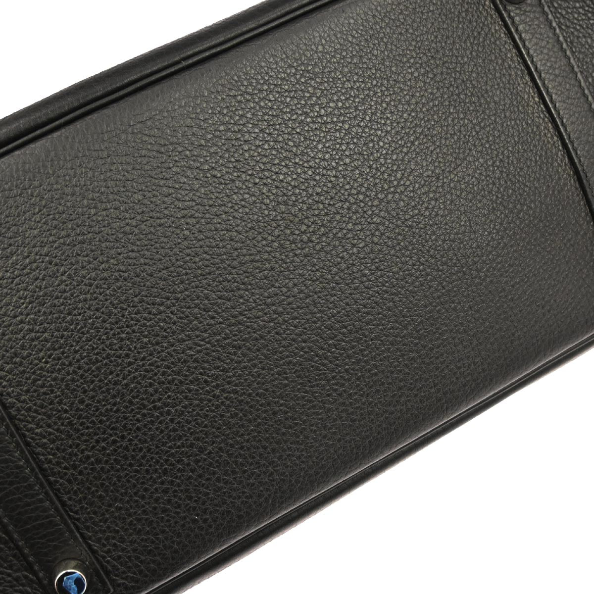 Hermes Black Taurillon Clemence Birkin 30 Handbag