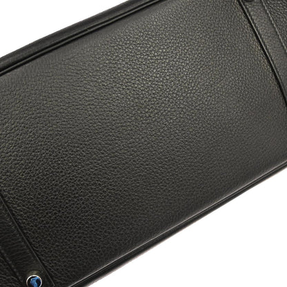 Hermes Black Taurillon Clemence Birkin 30 Handbag