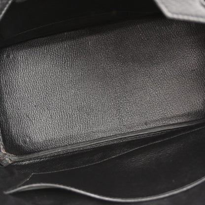 Hermes Black Taurillon Clemence Birkin 30 Handbag