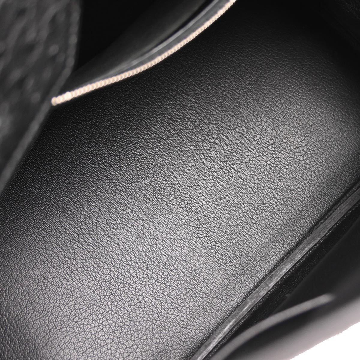 Hermes * Black Ostrich Birkin 35 Handbag