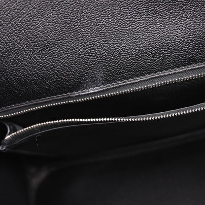 Hermes * Black Ostrich Birkin 35 Handbag