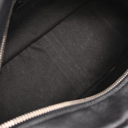 Chanel 2006-2008 Black Caviar Skin Petite Timeless Tote PTT Chain Handbag