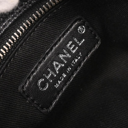 Chanel 2006-2008 Black Caviar Skin Petite Timeless Tote PTT Chain Handbag
