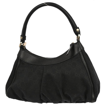 Gucci Black GG Abbey D Ring Handbag