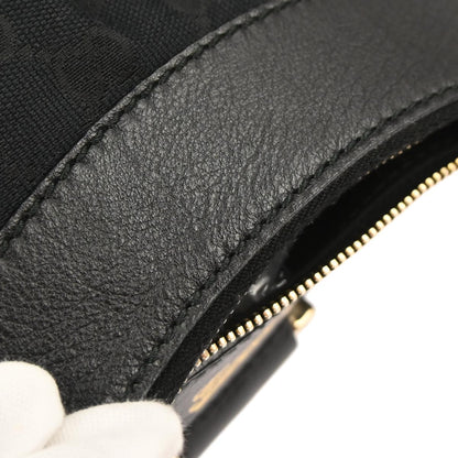 Gucci Black GG Abbey D Ring Handbag