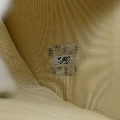 Chanel Bifold Wallet Purse Beige Caviar Skin