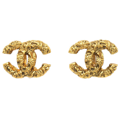 Chanel CC Clip-On Earrings Gold 93A