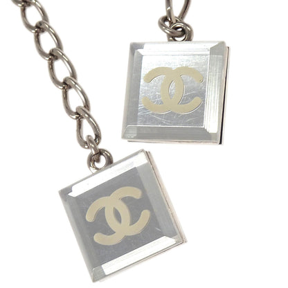Chanel Silver Chain Charm Clip Brooch 03C