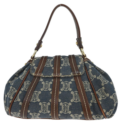 Celine * Blue Denim Macadam Handbag