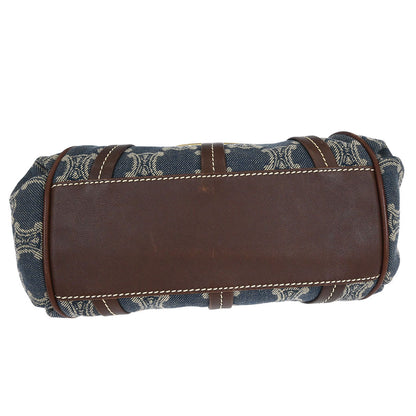 Celine * Blue Denim Macadam Handbag