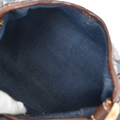 Celine * Blue Denim Macadam Handbag