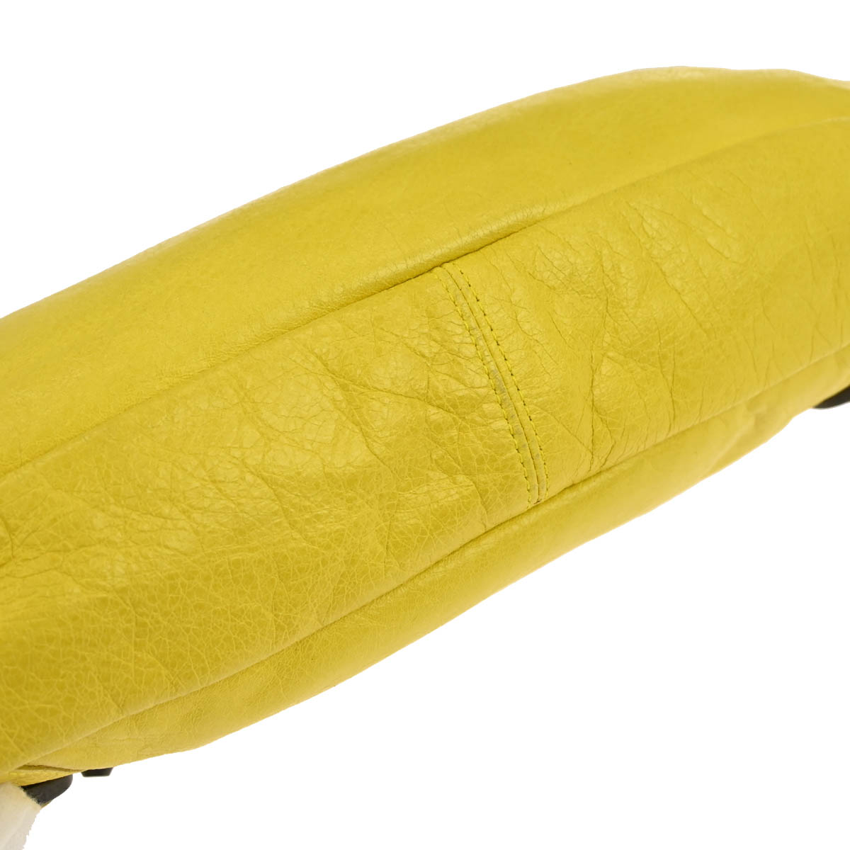 Balenciaga Yellow Lambkin The First 2way Shoulder Handbag