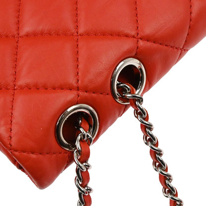 Chanel Red Lambskin Tender Touch Flap Shoulder Bag