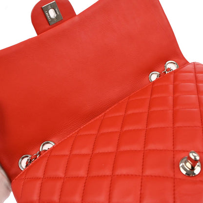 Chanel Red Lambskin Tender Touch Flap Shoulder Bag