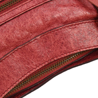 Balenciaga Red Lambskin The First 2way Shoulder Handbag