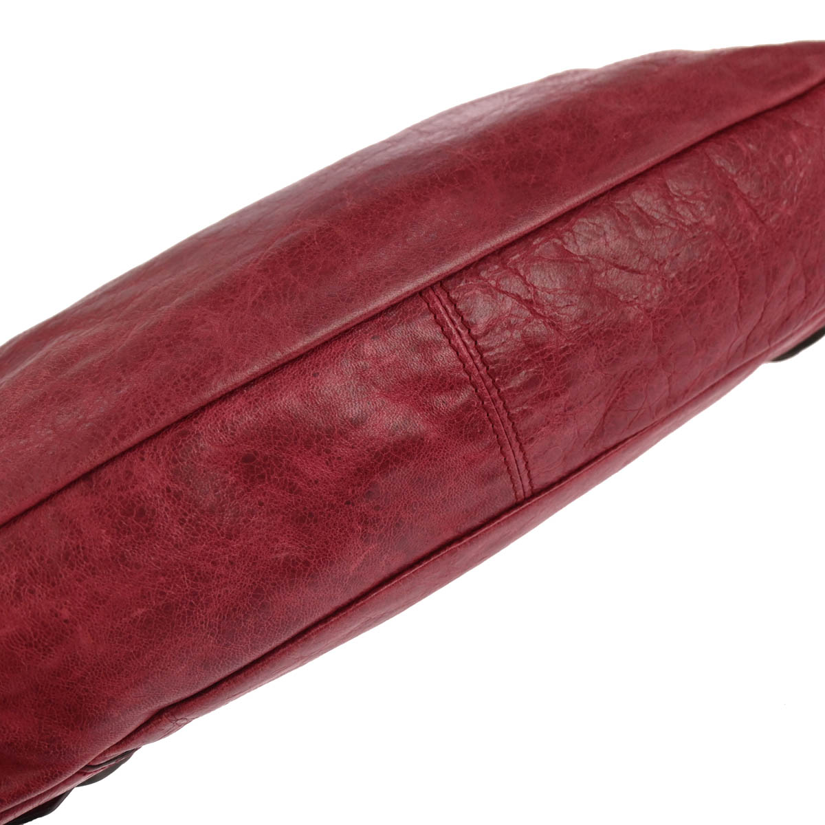 Balenciaga Red Lambskin The First 2way Shoulder Handbag