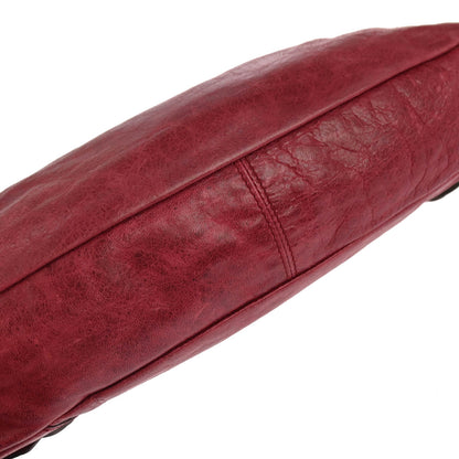 Balenciaga Red Lambskin The First 2way Shoulder Handbag