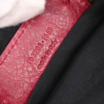 Balenciaga Red Lambskin The First 2way Shoulder Handbag