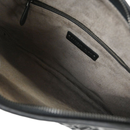 Bottega Veneta Black Lambskin Intrecciato Hobo Handbag