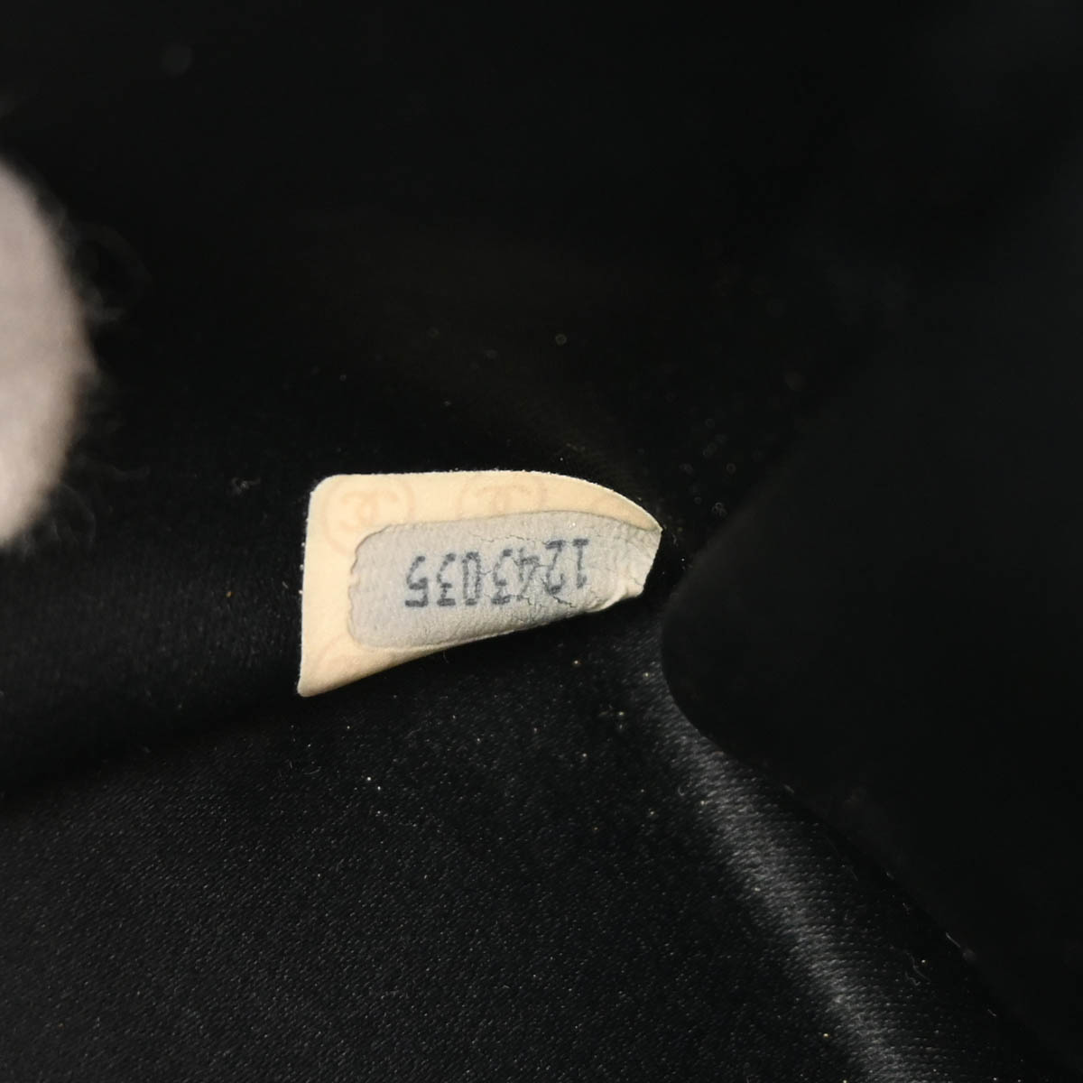 Chanel 1989-1991 Black Satin Shoulder Bag