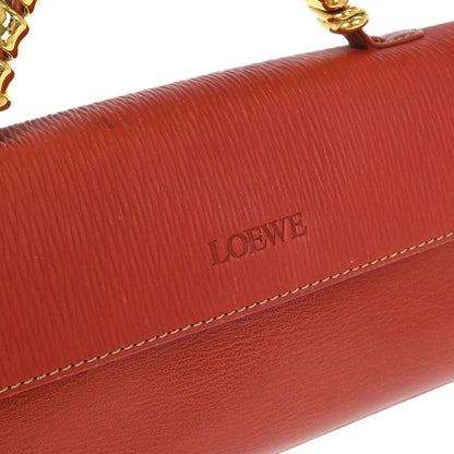 Loewe Red Leather Velasquez Handbag