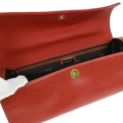 Loewe Red Leather Velasquez Handbag