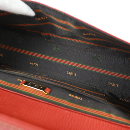 Loewe Red Leather Velasquez Handbag