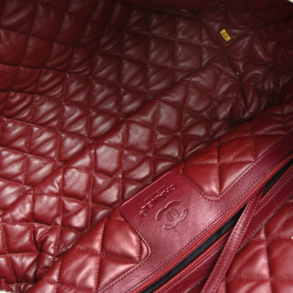 Chanel 2009-2010 Black Calfskin Coco Cocoon Tote Handbag