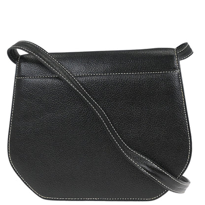 Yves Saint Laurent Black Leather Shoulder Bag