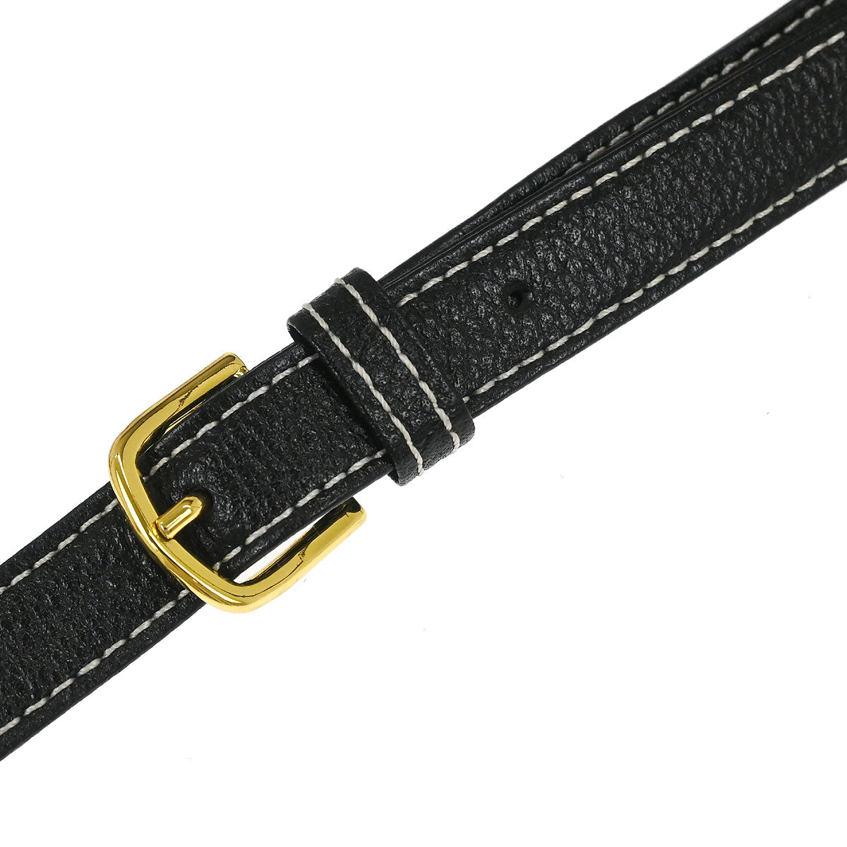 Yves Saint Laurent Black Leather Shoulder Bag