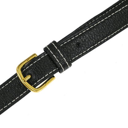 Yves Saint Laurent Black Leather Shoulder Bag