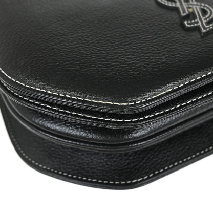 Yves Saint Laurent Black Leather Shoulder Bag