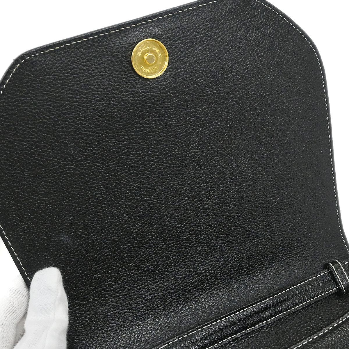 Yves Saint Laurent Black Leather Shoulder Bag