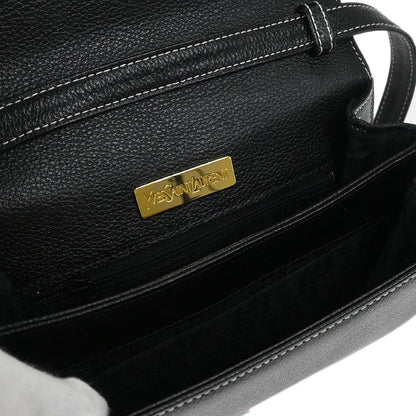 Yves Saint Laurent Black Leather Shoulder Bag