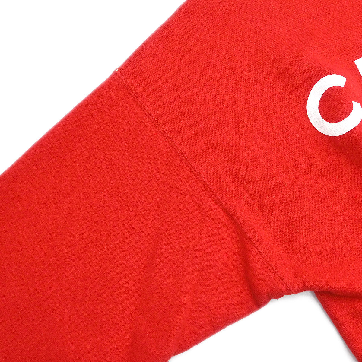 Chanel Long Sleeve Top Sweater Red #M