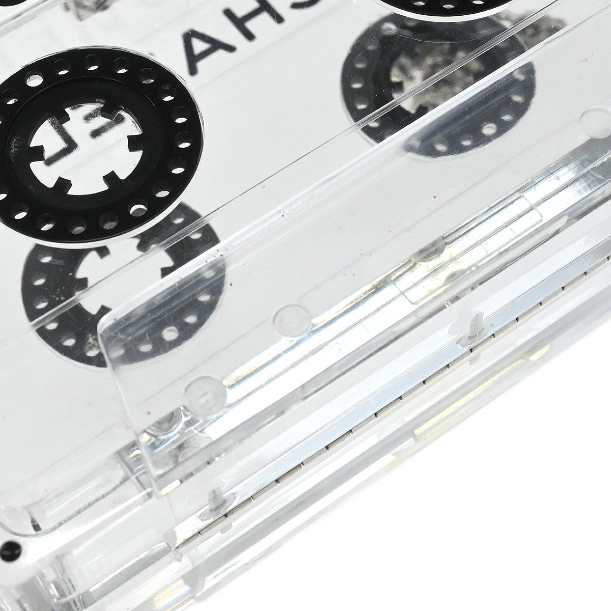 Chanel Clear Acrylic Cassette Tape Clutch Bag