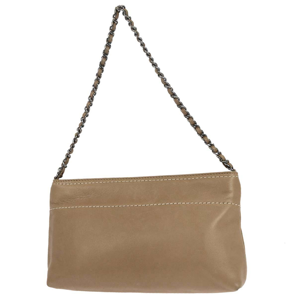 Chanel Brown Lambskin Handbag