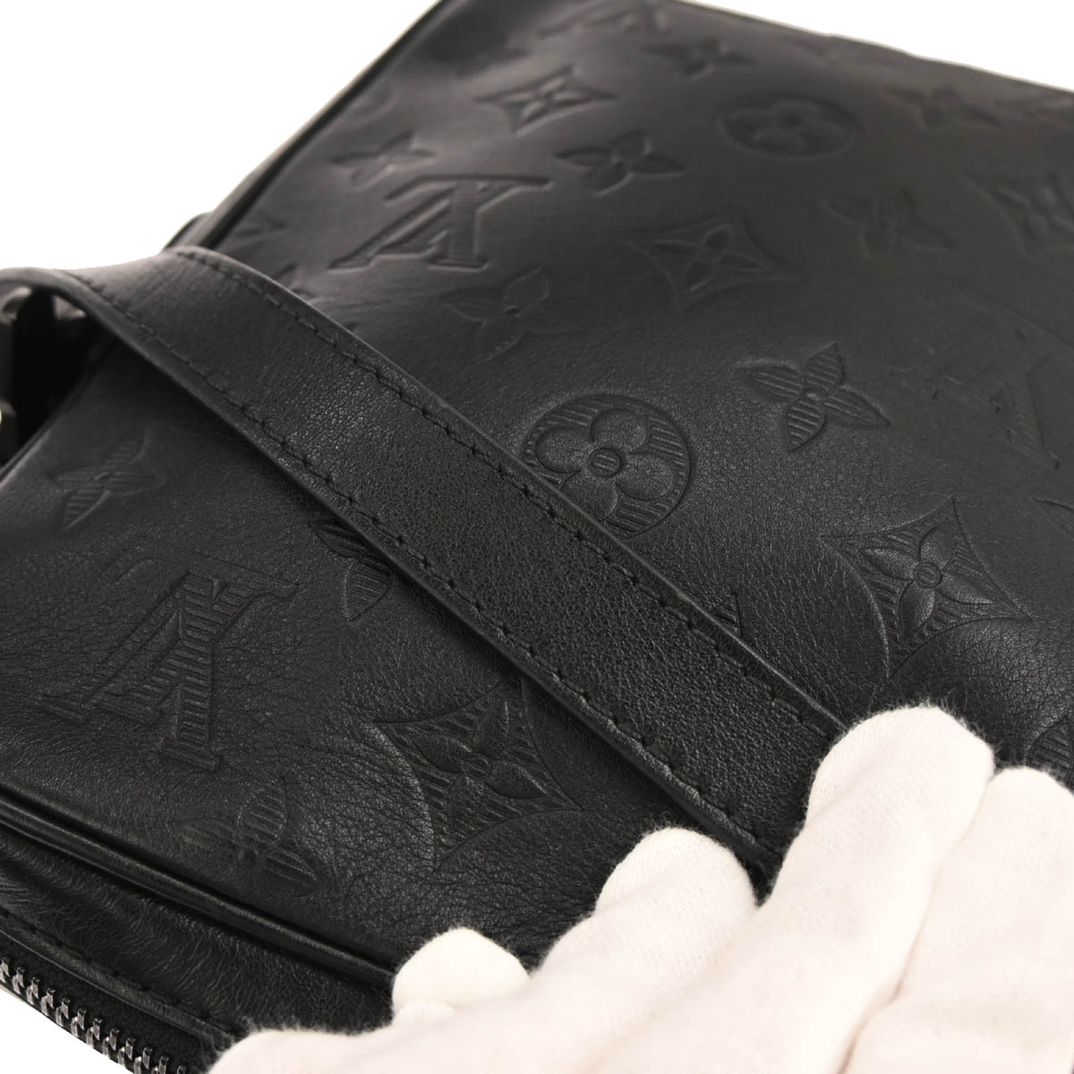 Louis Vuitton Monogram Shadow Danube PM Shoulder Bag M43681