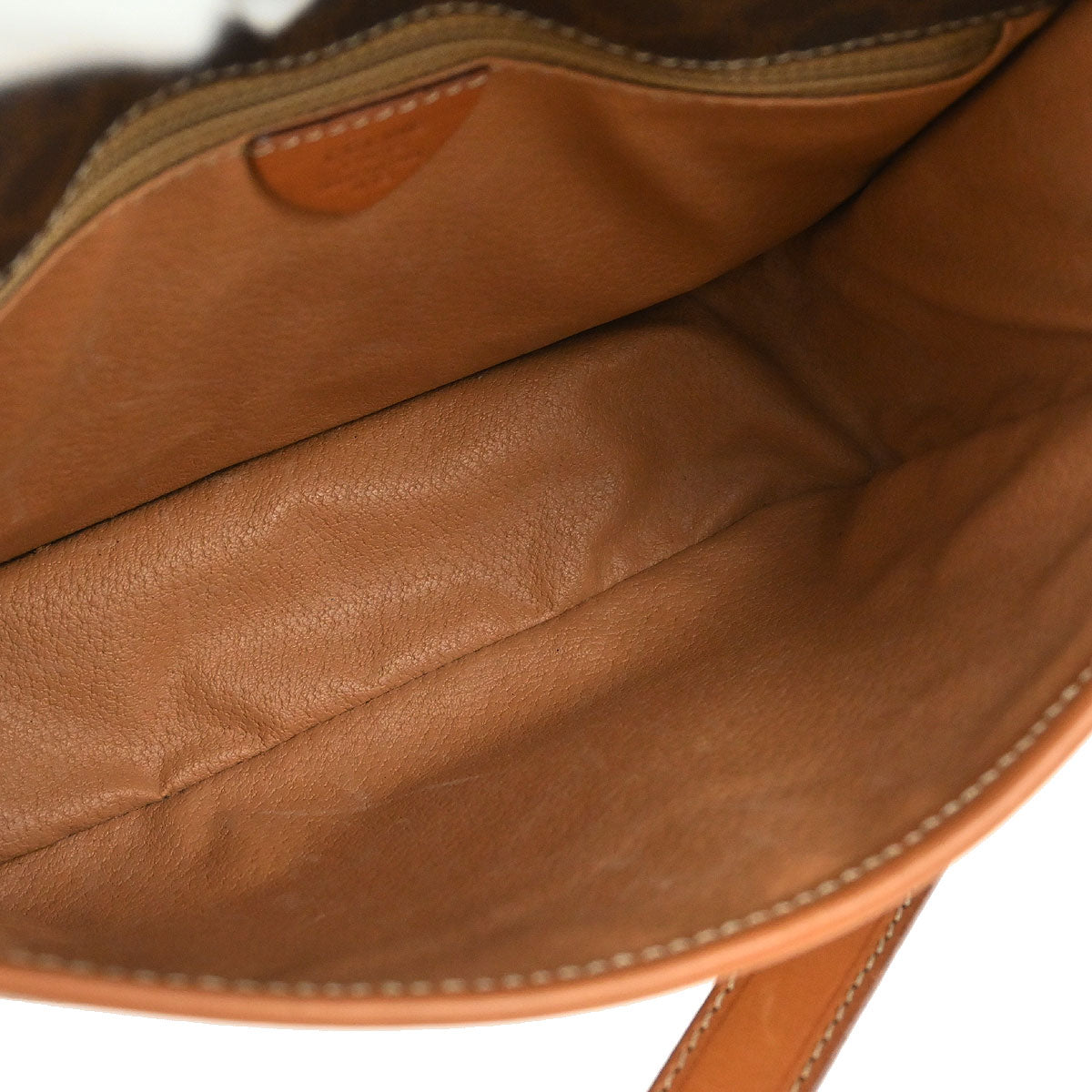 Celine Brown PVC Macadam Shoulder Bag