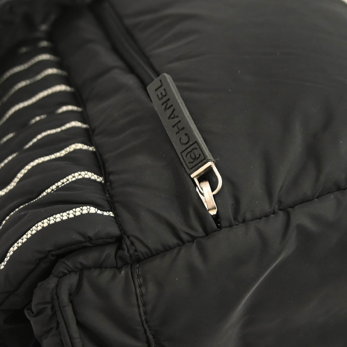 Chanel 2005-2006 Black Nylon Sport Line Shoulder Bag