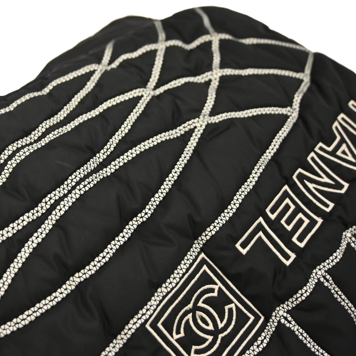 Chanel 2005-2006 Black Nylon Sport Line Shoulder Bag