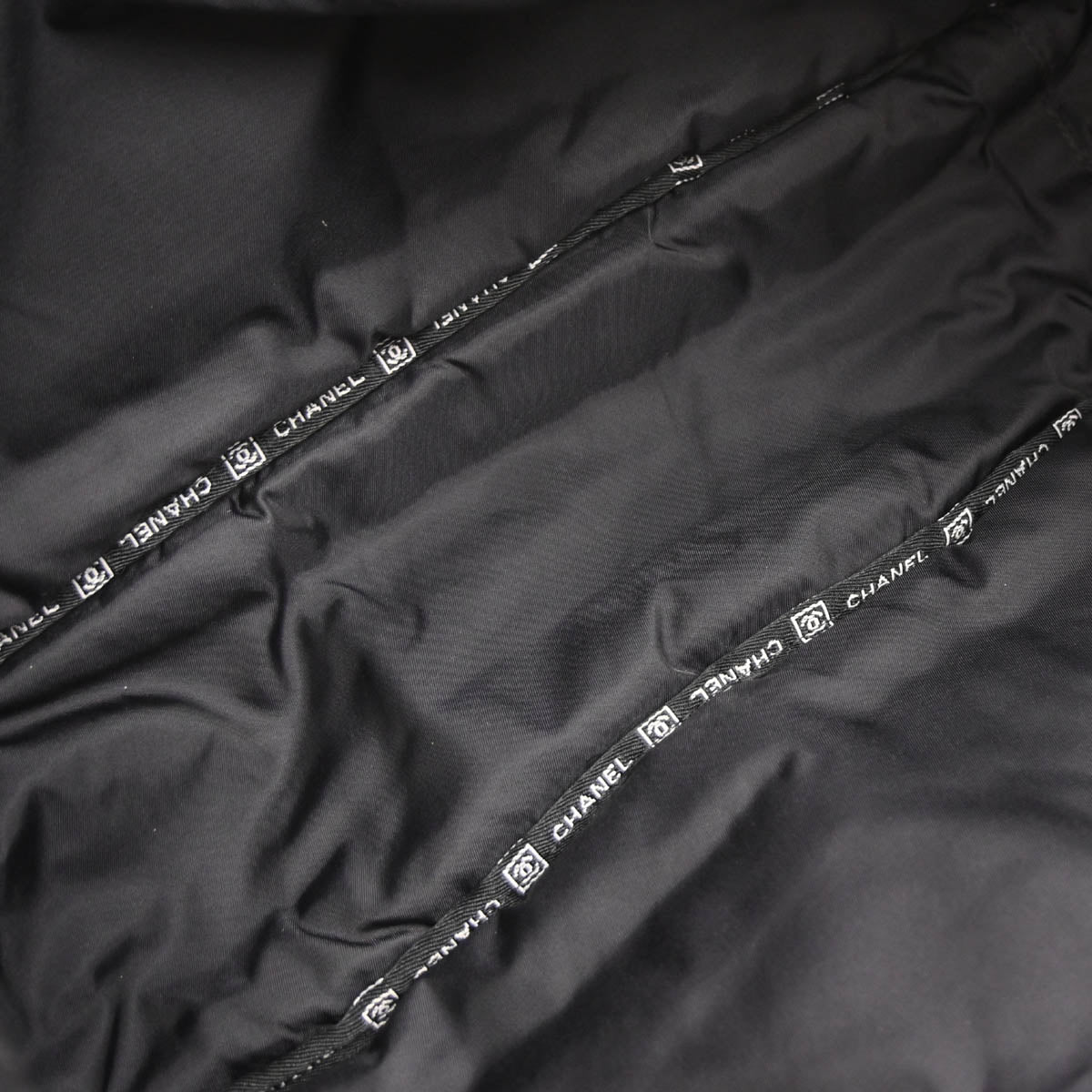 Chanel 2005-2006 Black Nylon Sport Line Shoulder Bag