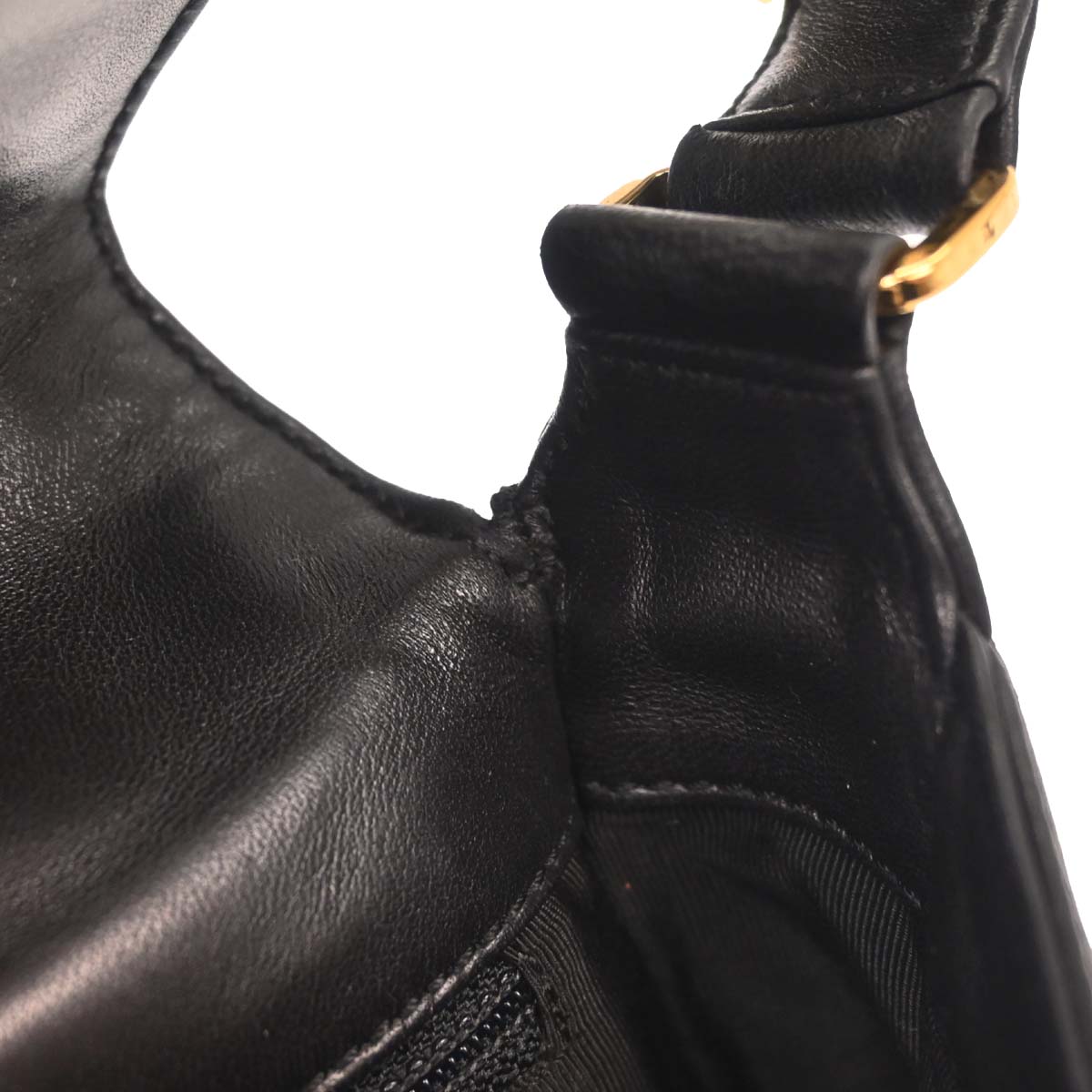 Chanel 2000-2002 Black Lambskin Choco Bar Shoulder Bag