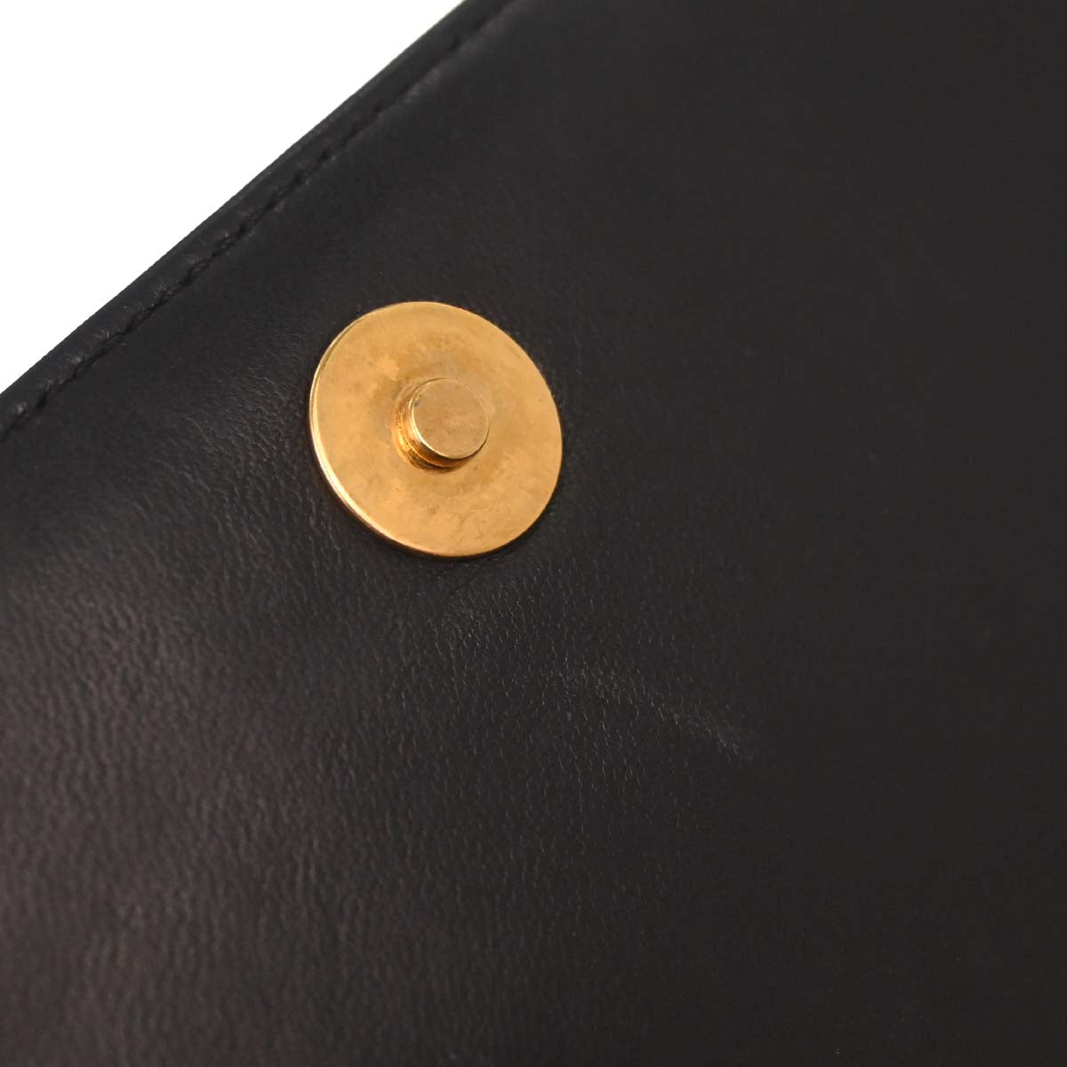 Chanel 2000-2002 Black Lambskin Choco Bar Shoulder Bag